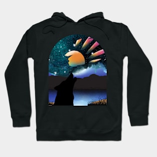 Sun at night Hoodie